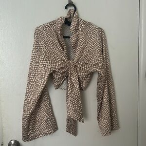 Dynamite tie front top